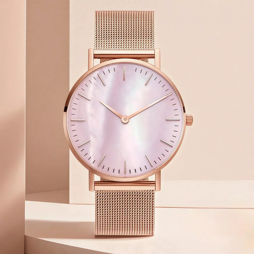 Luxury Brand Watches For Women Fashion Alloy Analog Ladies Quartz Wrist Watches Simple Elegant Women Watch Gifts Montre Femme