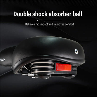CNC Bicycle Accessories Part Bike Saddle Shock Absorbing Comfortable Big Butt Seat Men Women MTB Road Cycling Saddle
