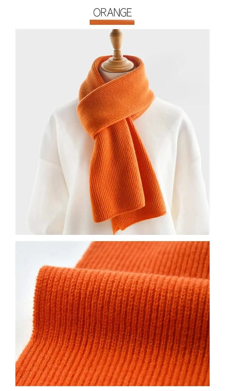 cashmere knitted scarves women or men kids children