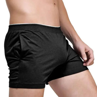 Men's Running Workout Active Shorts Cotton Gym Training Lounge Sleep Bottoms Elastic Waist Casual Pajama Pocket Jogger Home Wear