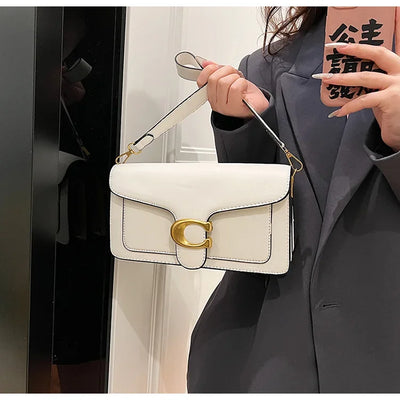 Luxury - Grade 2025 Women's Exclusive Small Square Shoulder Bag - Solid - Color Aesthetic, Niche - Style Design& Daily, Stylish