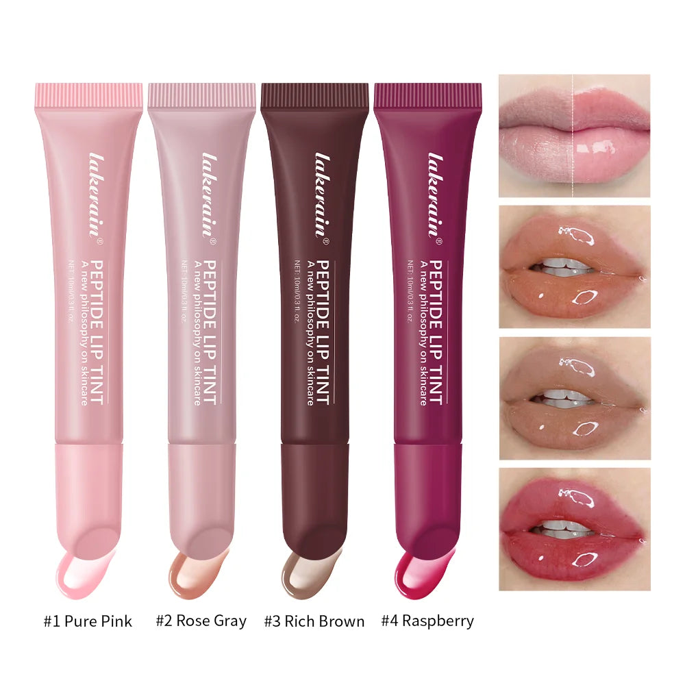 Plump Moisturizing Glossy Mirror Lip Gloss Nutritious Lip Oil Cosmetic Portable Lip Makeup Reduce Fine Lines On Lips For Women