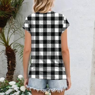 Womens Summer Tops Going Out Workout Outfits Spring Short-sleeved T Shirts Business Casual Dressy Fashion Trendy Clothes 2025