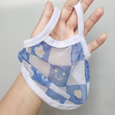 Pet clothing is fresh cute fashionable summer thin cat and dog clothing breathable mesh suspender and stylish vest