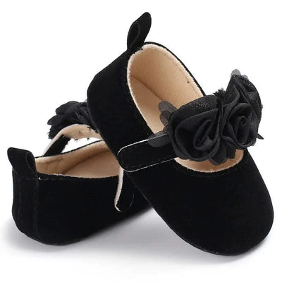 Children's Soft-Soled Flat Shoes With Design | Baby Shoes For All Seasons 0-1 Year Old |Girls Princess Shoes | First Walkers