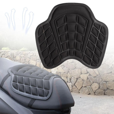 Motorcycle Seat Cushion Sunproof Non-Slip for Long Rides Shock Absorption EVA Breathable Comfortable Cooling Replacement Pad