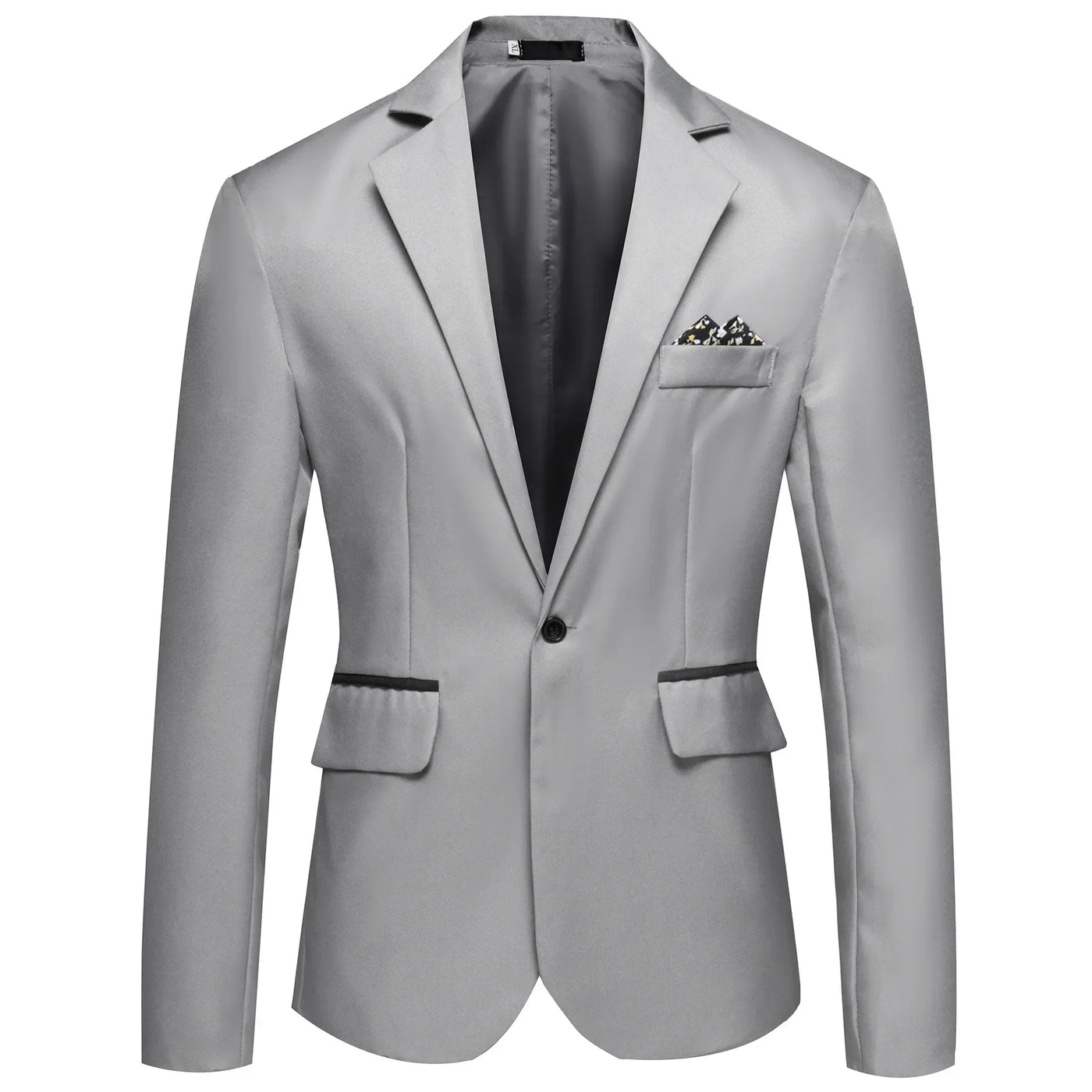 2025 Men's Formal Office Blazer Jacket Suits Solid Fashion Wedding Dress Suit Jacket Coat Male Oversized Casual Blazer Hombre - Elanique
