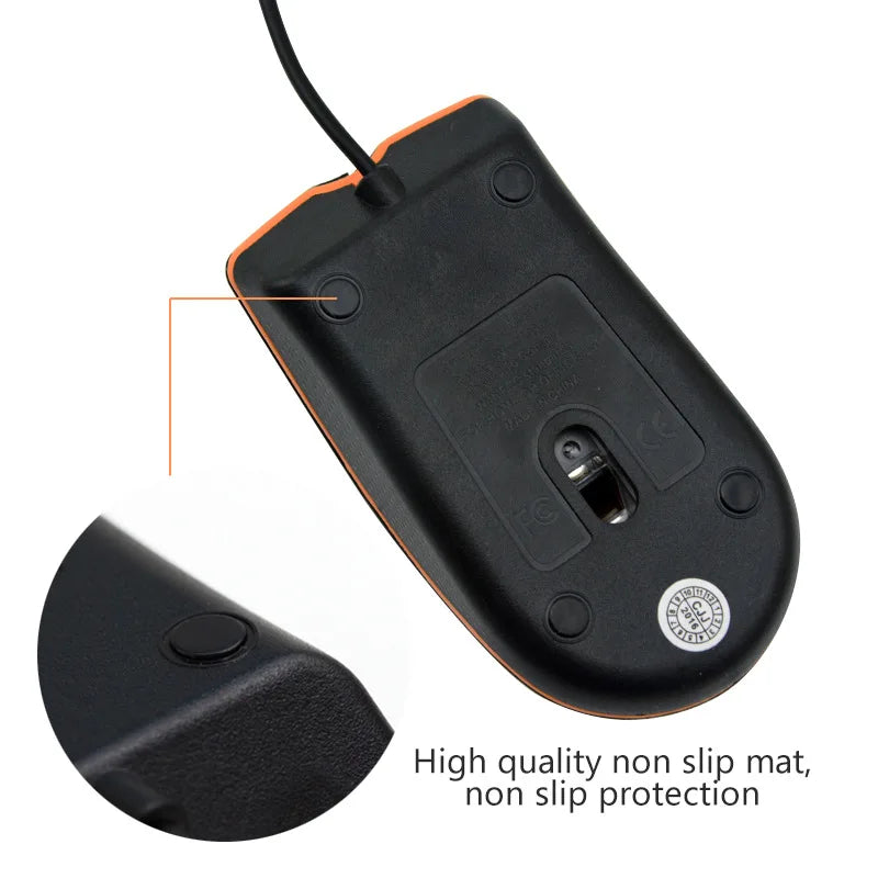 Hot Sale 3D USB Wired Optical Ergonomics Mouse Mini Mice For PC Laptop PC Computers Mini Mouse Mice High-quality Wired Mouse