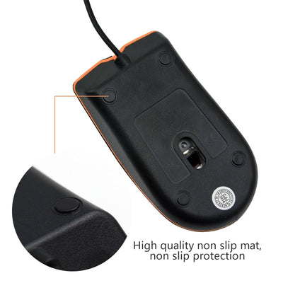 Hot Sale 3D USB Wired Optical Ergonomics Mouse Mini Mice For PC Laptop PC Computers Mini Mouse Mice High-quality Wired Mouse