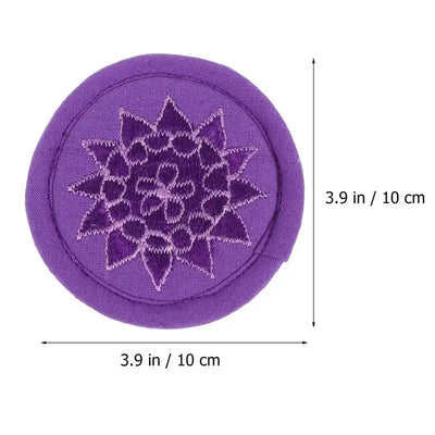 1Pc Embroidery Singing Bowl Cushion Tibetan Buddhism Craft Decoration For Hall Sound Bowl Pad Cotton Cloth Mat