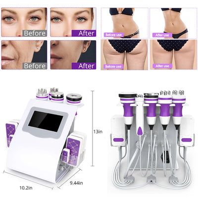 5/6/9 In 1 Cavitation Machine Body Slimming Skin Tightening Facial Care Tool for Salon Home Use