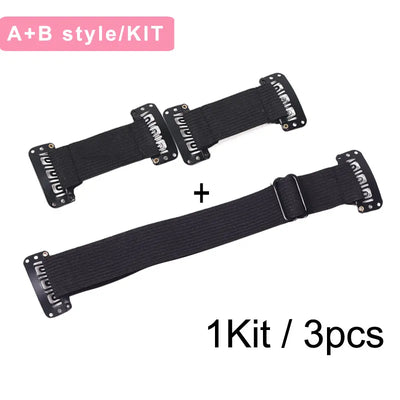 Face Lift Hair Band with Clips Invisible Facelift Stretching Straps Face Line Belt Face Slimming Bands Anti Wrinkles Makeup Tool