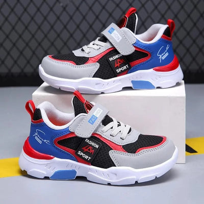Children Casual Sports Shoes for Boys Breathable Summer Kids Hook&Loop Students Girls School Running Kids' Outdoor Sneakers