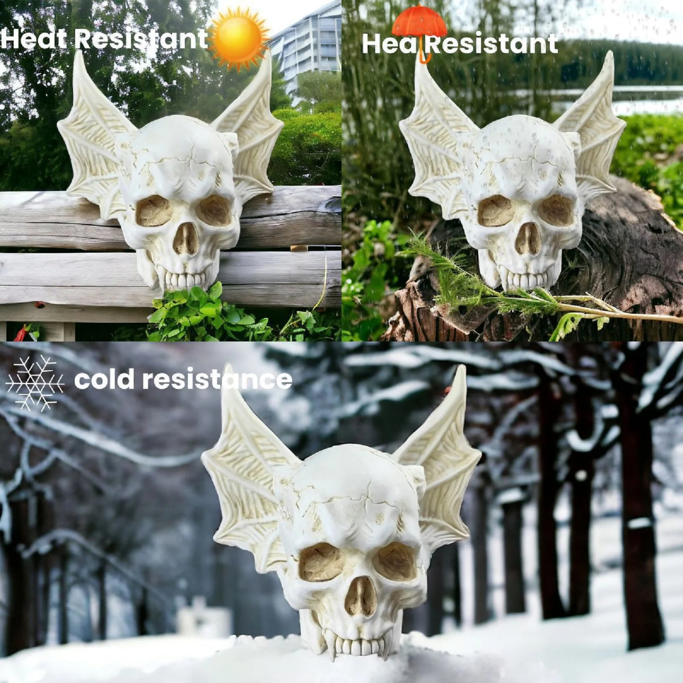 Halloween Bats Skulls Ornament Home Desktop Decorative Supplies Festival Gifts Halloween Party Atmosphere Decorative Props