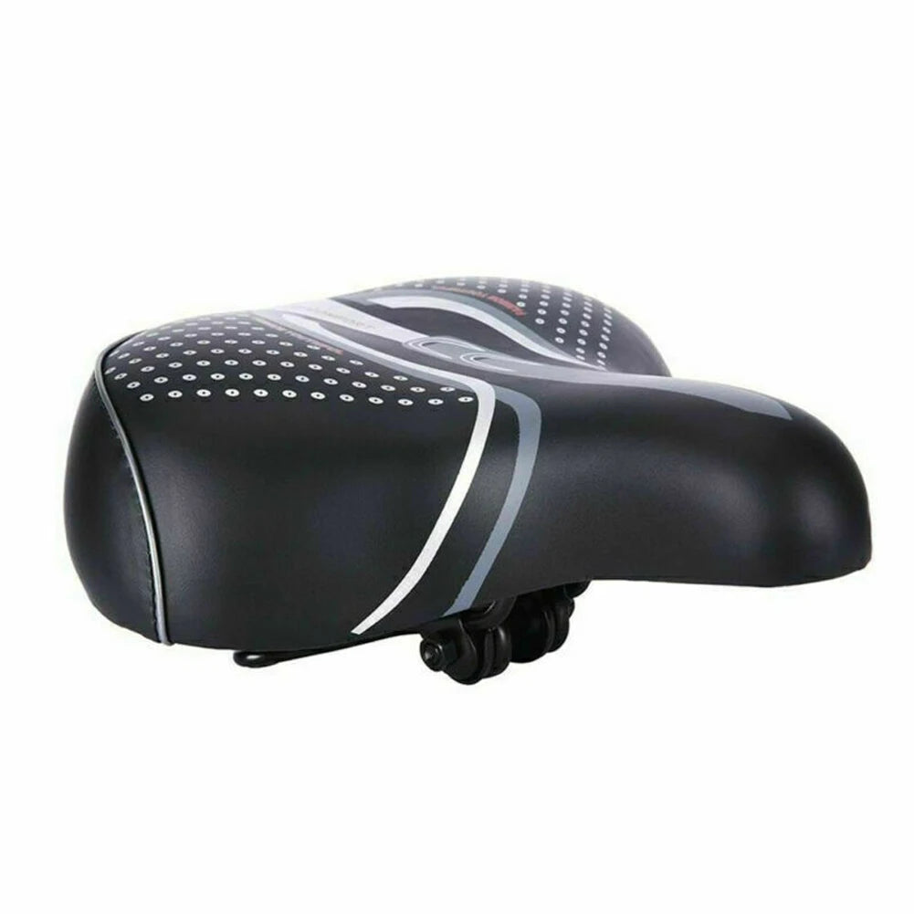 Extra Wide Bike Seat Saddles Comfort Electric Bike Suspension Shock Absorbing MTB Bike Seat Suspension Road Cycling Cushion Pad