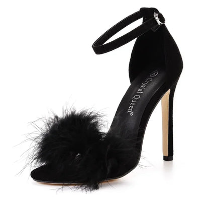 XIHAHA Fashion Sandals Women's Shoes Summer High Heels Stiletto Elegant Party Sexy Designer Woman Fish Mouth Sandals Dance Shoes