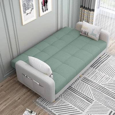 Small Unit Sofa Bed, Foldable Dual-purpose Double Bed, Home Office Nap, Three Person Sofa, Leisure Fabric, Lazy Sofa