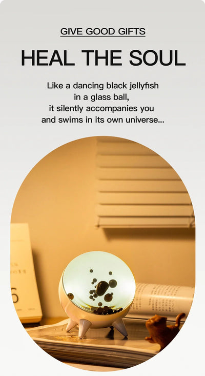 Magnetic Fluid Pickup Sound Motion Sensor Desktop Music Partner Venom Music Rhythm Light Dance Liquid with Music Visual Music
