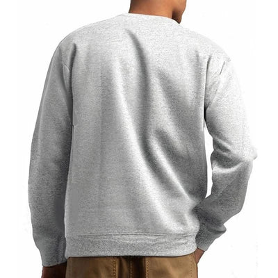 Basic Crewneck Sweatshirts for Men Women Comfy Pullover Tops Athletic
