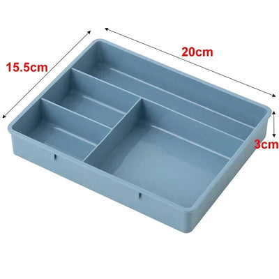 Desk Drawer Organizer Desk Sundries Stationery Storage Box Bin Cosmetics Makeup Organizer Home Office Drawer Divider Container