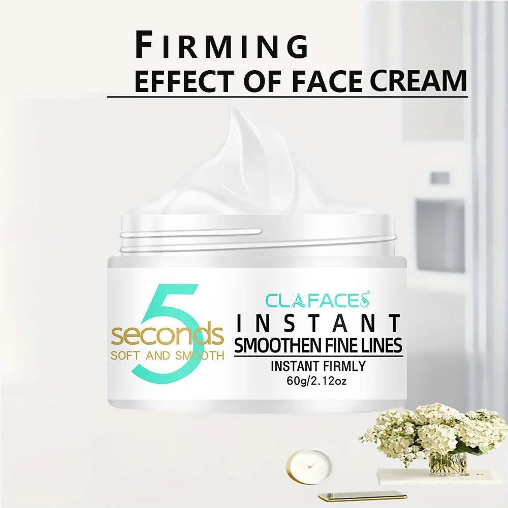 5 Seconds Remove Wrinkles Face Cream Smoothes Wrinkles Face Firming Anti Aging Lifting Moisturizing Remove Fineline Skin Care