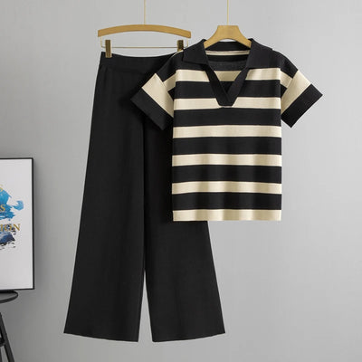 New Two Piece Outfits for Women Sweater Sets Knit Lounge Set Pullover Tops and High Waisted Short Pants 2 PCS Casual Sweatsuit