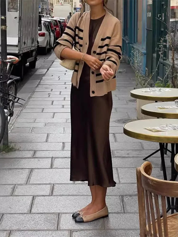 Women's Elegant Satin Sleeveless Midi Dress Fashion Solid Color O Neck Slim Fit Dresses Female Stylish Street Party Vestido 2024