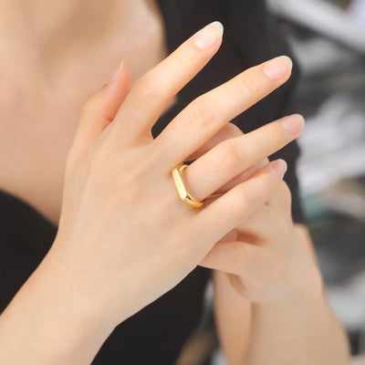 Engrave Name Finger Rings Personalized Custom Ring Gift For Woman Men Wedding Marry Silver Color Stainless Steel Jewelry