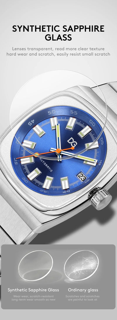 High-End Men's Sports Watch Fashion Square Large Dial Trendy Wristwatch Men's Reloj