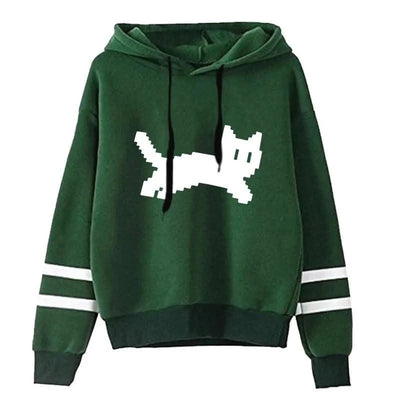 Women's Sweatshirts Pullovers Versatile Hoodies Stripe Jogging