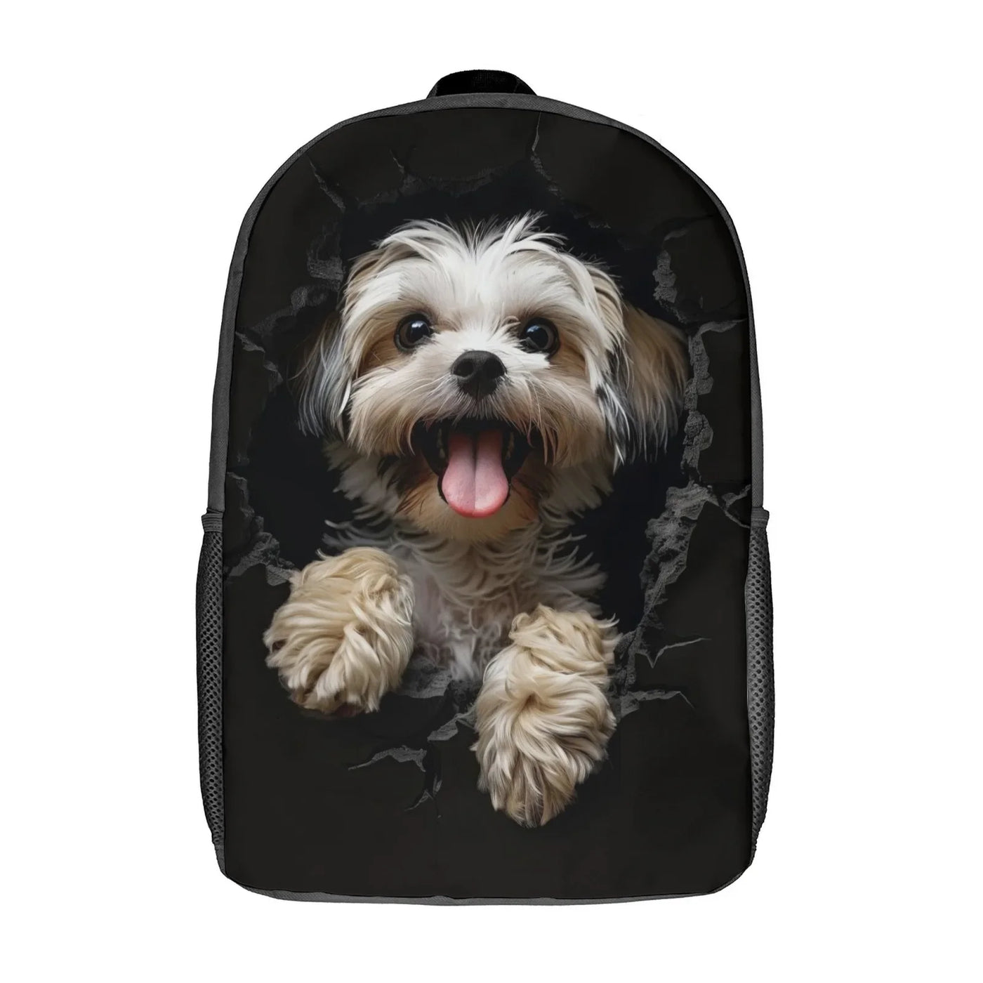 Lhasa Apso Dog Backpack Printed School Backpacks For Teenagers Back To School 17 Inch School Backpack Bag