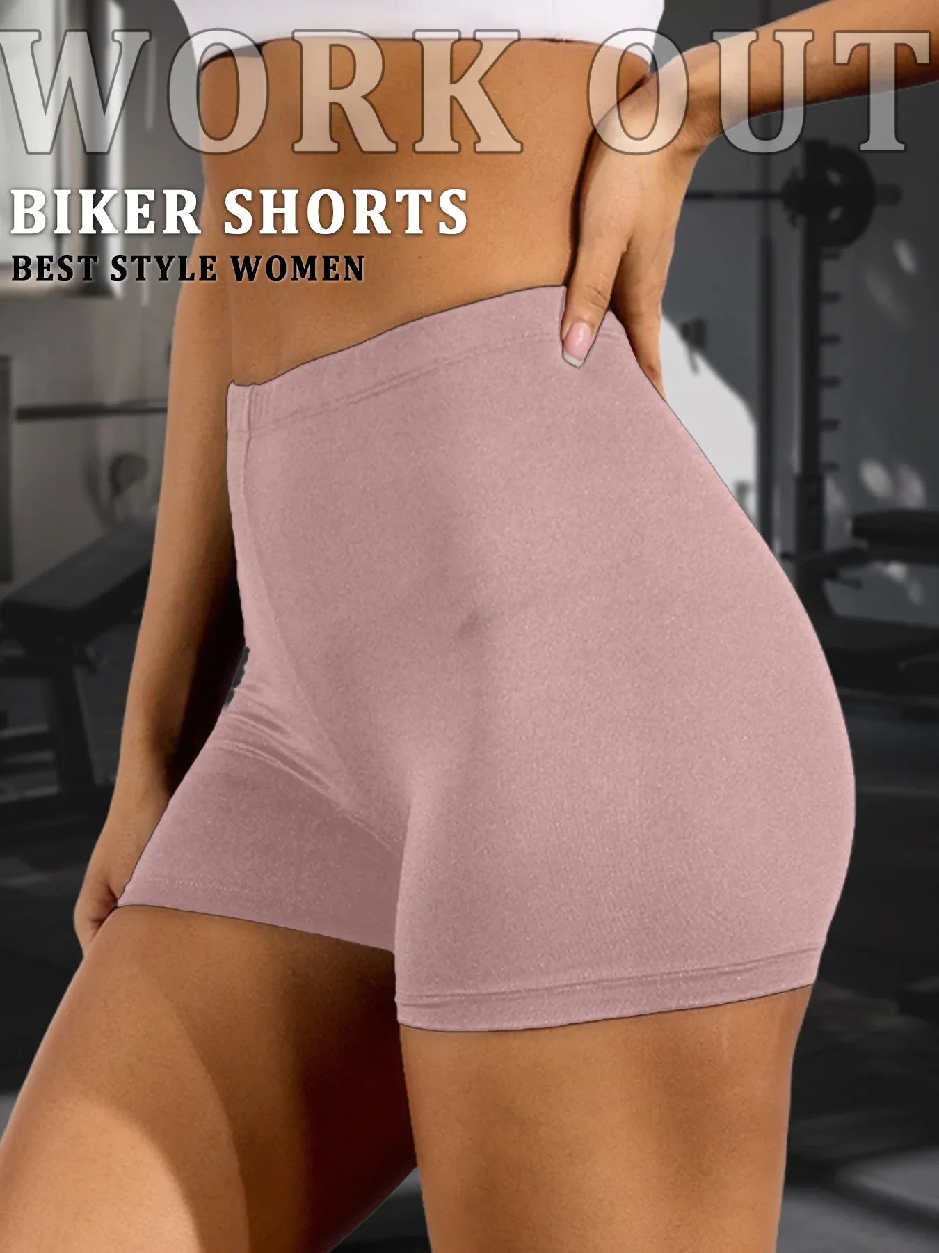Biker Shorts For Women Super Soft No See Through Workout Yoga Running Cycling Push Up Gym Fitness Shorts Women's Activewear
