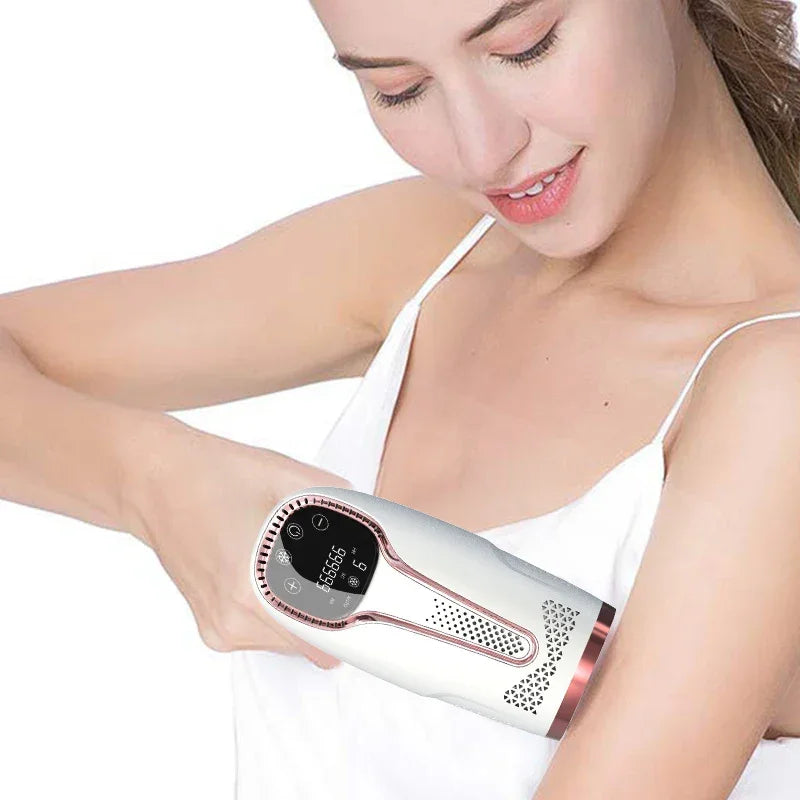 Professional Women Laser Hair Removal IPL Epilator Female Pulsed Light Electric Depilatory Device For Facial Body Bikini