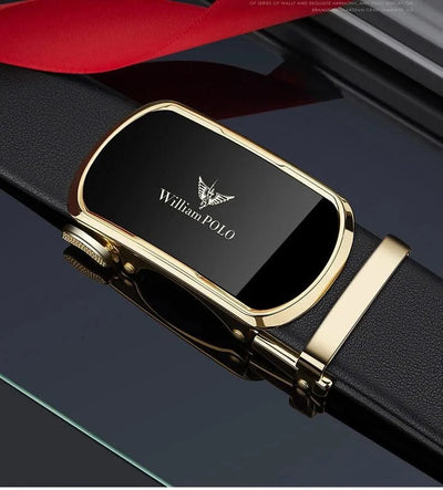 Automatic Buckle Belt  Business Casual Dress Belts Gift for Men