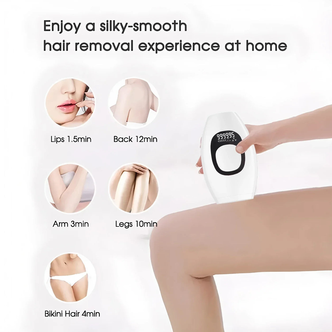 Hair Removal Electric Laser Depilator Whole Body Pubic Bikinis Depilator Remover Permanent Women Hair Removal Home