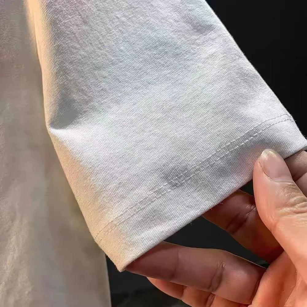 The Popular Trend of Printed T-shirts From European and American Brands: Comfortable Absorbent Cotton Short-sleeved T-shirts