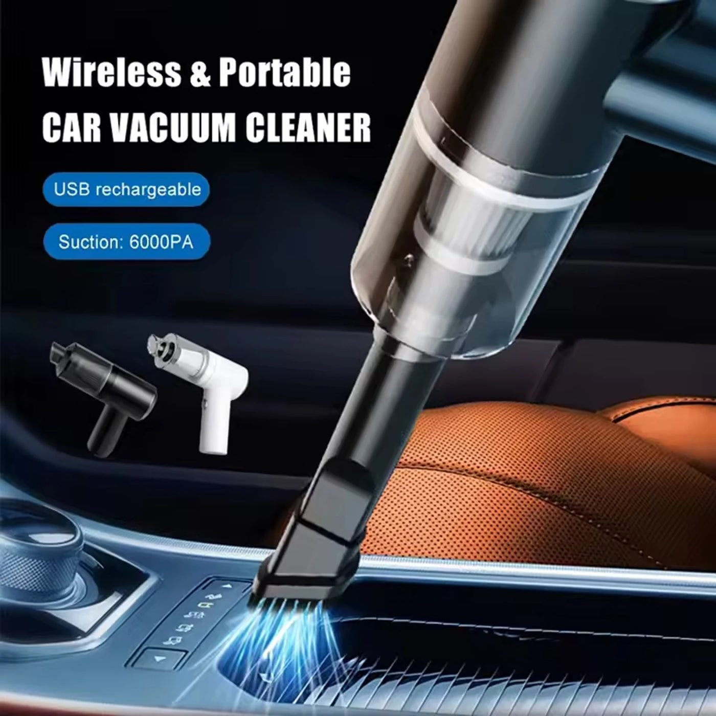 New Car Vacuum Cleaner Portable Small Vacuum Cleaner For Multi Purpose Vehicles Small Household Pump Handheld Car Vacuum Cleaner