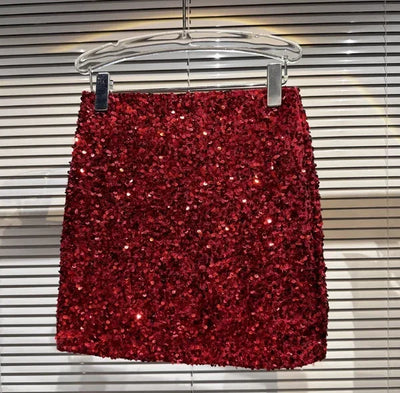 2025 New Summer Spring New Full Sequined Shiny Casual Shorts Heavy Zipper Nightclub Socialite Short Shorts Hot Pants for Women - Elanique
