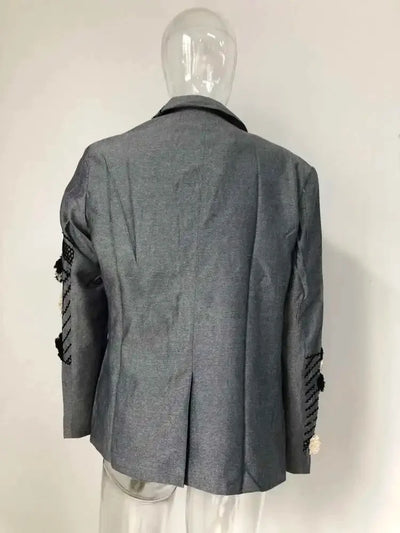 PFHQ Autumn Texture Design Niche Men's Blazers Streetwear Outdoor Patchwork Sports Baggy High Quality Delicacy Suit Coat 21Z1391