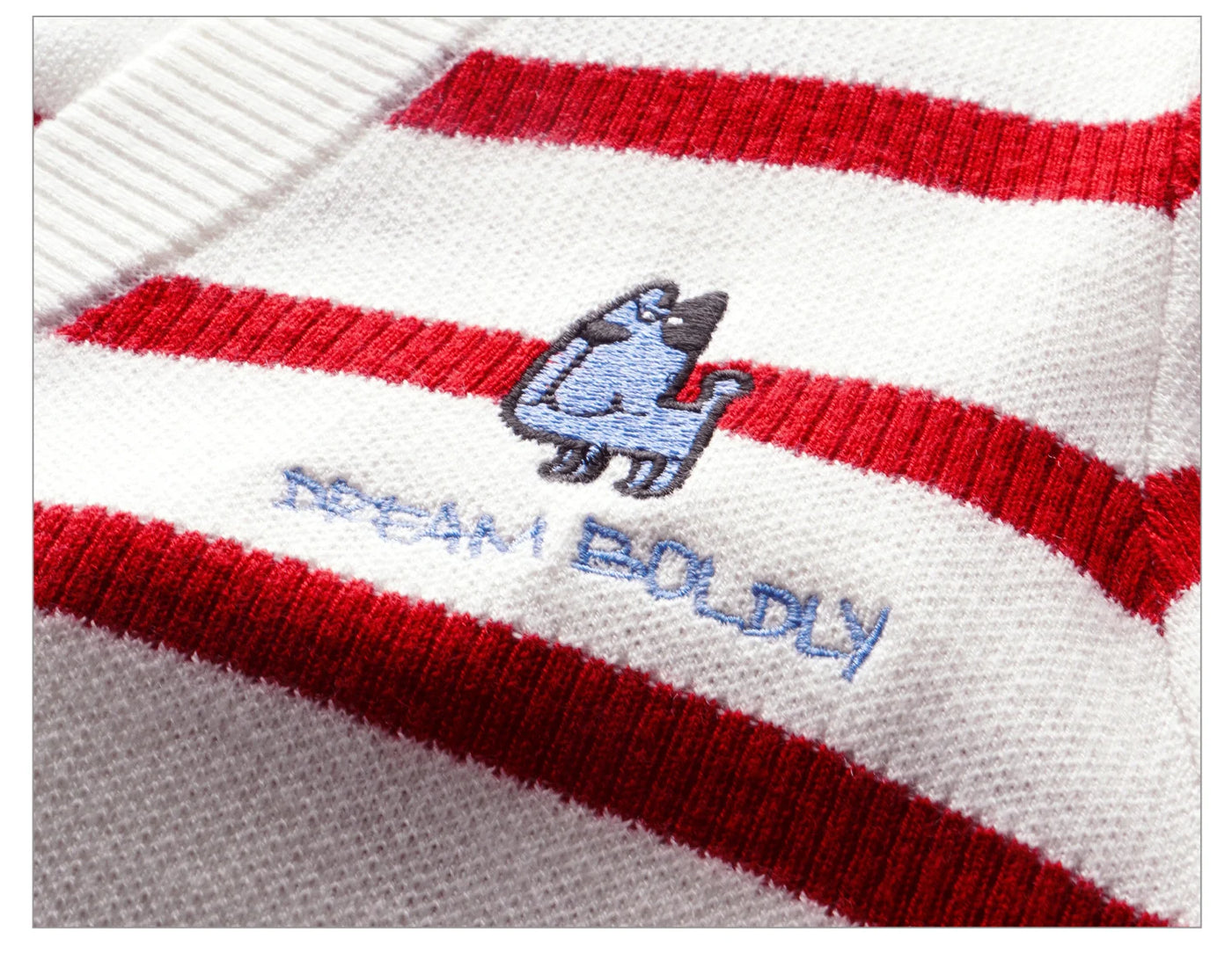 OLrain Wool Blend Striped Cardigan Women 2025 Spring Commute Embroidery V Neck Long Sleeve Chic Button Knitwear M56QZ86390