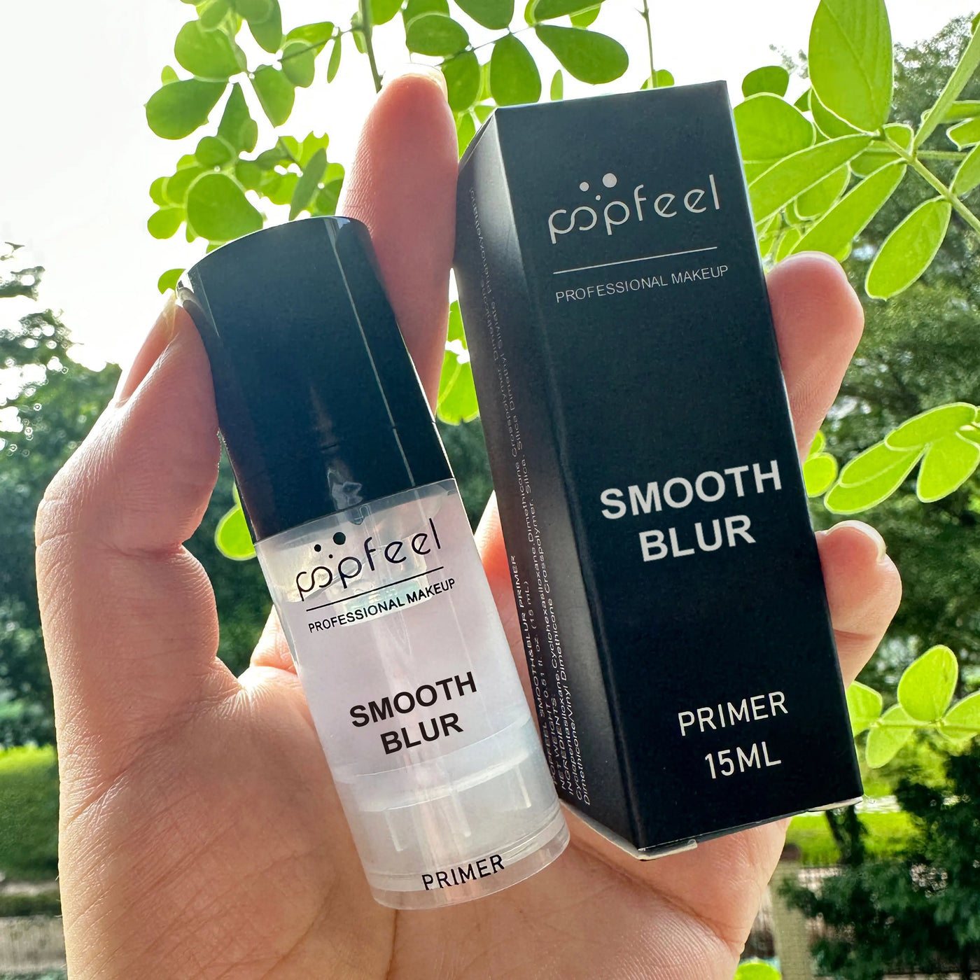 POPFEEL Silky Hydrating Color Brightening Primer - Long-Lasting Oil Control, Moisturizing Makeup Base for Flawless Application。