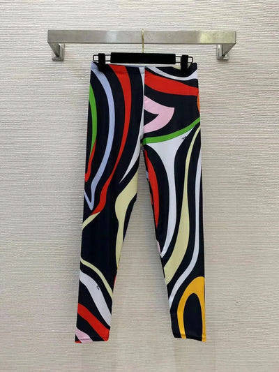 European Fashion Design Women's Two-piece Swimsuits Sexy Tight Fitting Vest Pants Swimwear Sports Yoga Suits Beach Casual Bikini