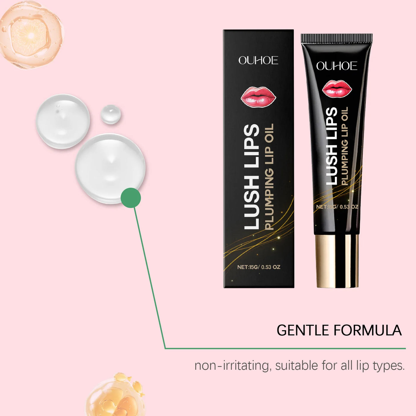 Lip Plumper Oil Instantly Volumising Increase Lip Elasticity Long-lasting Moisturize Lip Plumper Gloss Sexy Beauty Makeup