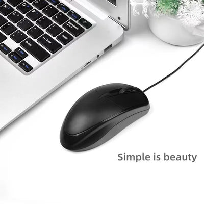 Ergonomic USB Mouse Wired 1000 DPI Optical 3 Buttons Wired Gaming Mouse Office Mice For Laptops Desktop Computer Mouse