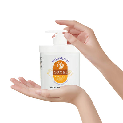 GROEI Brightening & Firming Orange Face Cream - 100ml for Radiant, Youthful Skin Moisturizing Cream