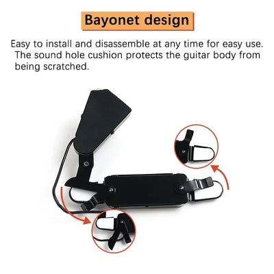 Acoustic Guitar Pickups Sound Hole Pickup Transducer Amplifier Musical Instruments Pickup For Guitar