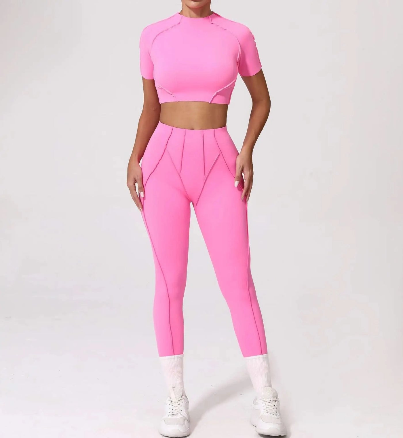 Women Nude Straps Yoga Sets Activewear