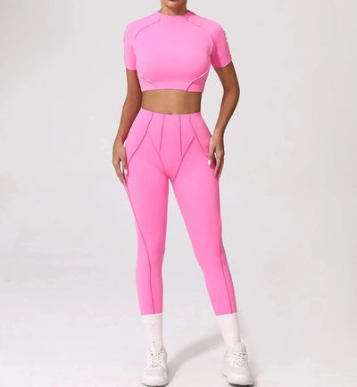 Women Nude Straps Yoga Sets Activewear