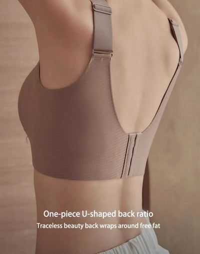 Plus Size Women Seamless Bras Sexy V Waist Brassiere Padded Wireless Soft Sleepwear Female Solid Breathable Underwear Lingerie
