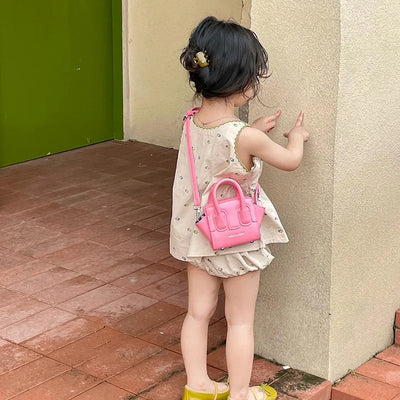 Designer Children's Handbag for Girl Messenger Bag Square Bag Kids Purses and Handbags Mini Crossbody Bag Coin Pouch for Girls